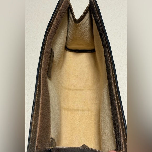 Gucci Vintage GG Supreme Web Sherry Line clutch bag - Picture 6 of 9